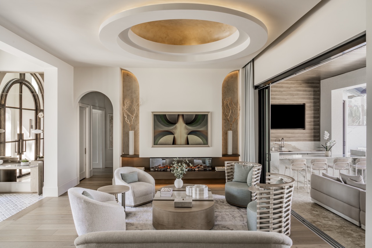 Paterra Custom Homes' renovation of a lakefront residence at 10225 Orchid Ridge Lane in Shadow Wood earned Sand Dollar Awards for Whole House Remodel, Best Kitchen Design and Best Outdoor Living Area, as well as an Aurora Award for Best Renovated or Restored Residential Project.